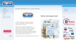 Desktop Screenshot of huefner-isolierungen.de